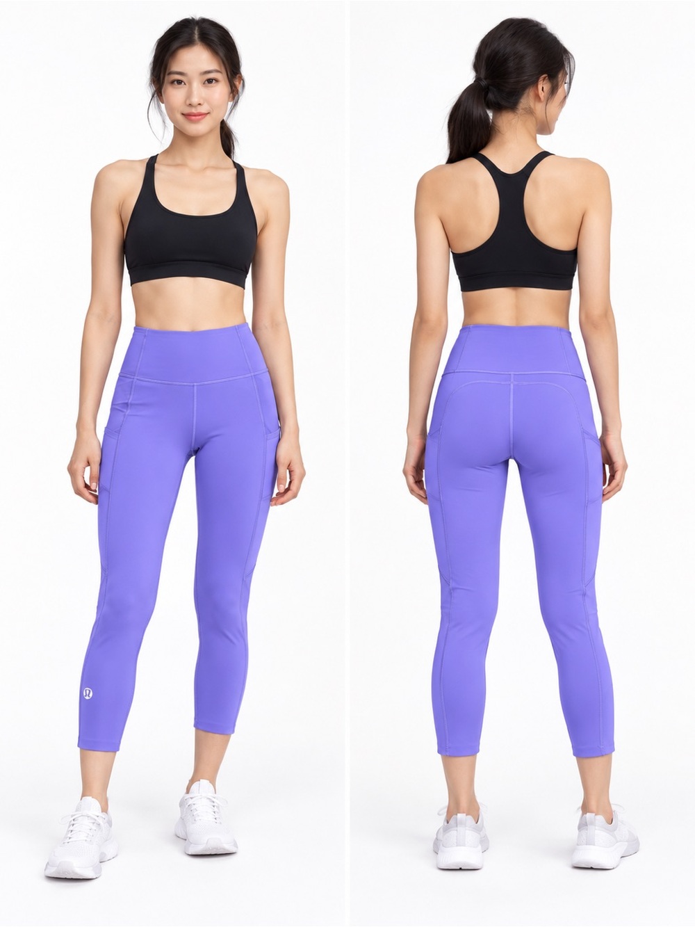 lululemon athletica Kids Lavender/Purple Active Leggings